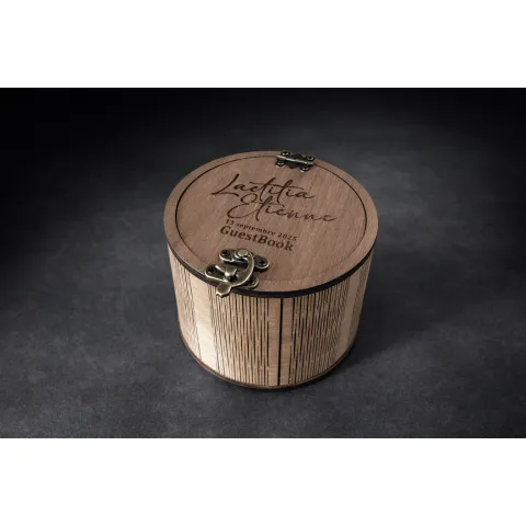 Boîte gravée pour mariage & événements