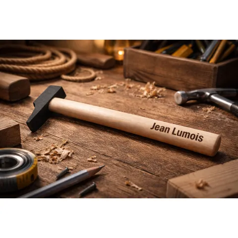 Marteau en bois personnalisé