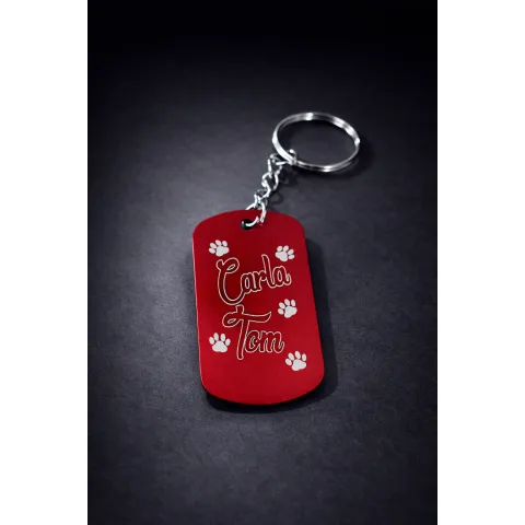 Porte-clés personnalisé en métal