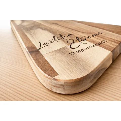 Planche apéro gravée