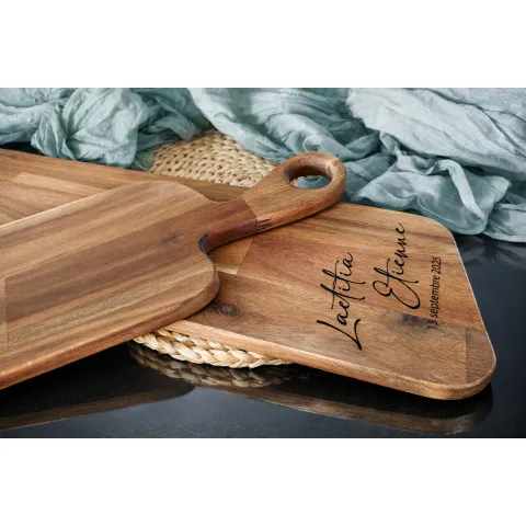 Planche apéro gravée